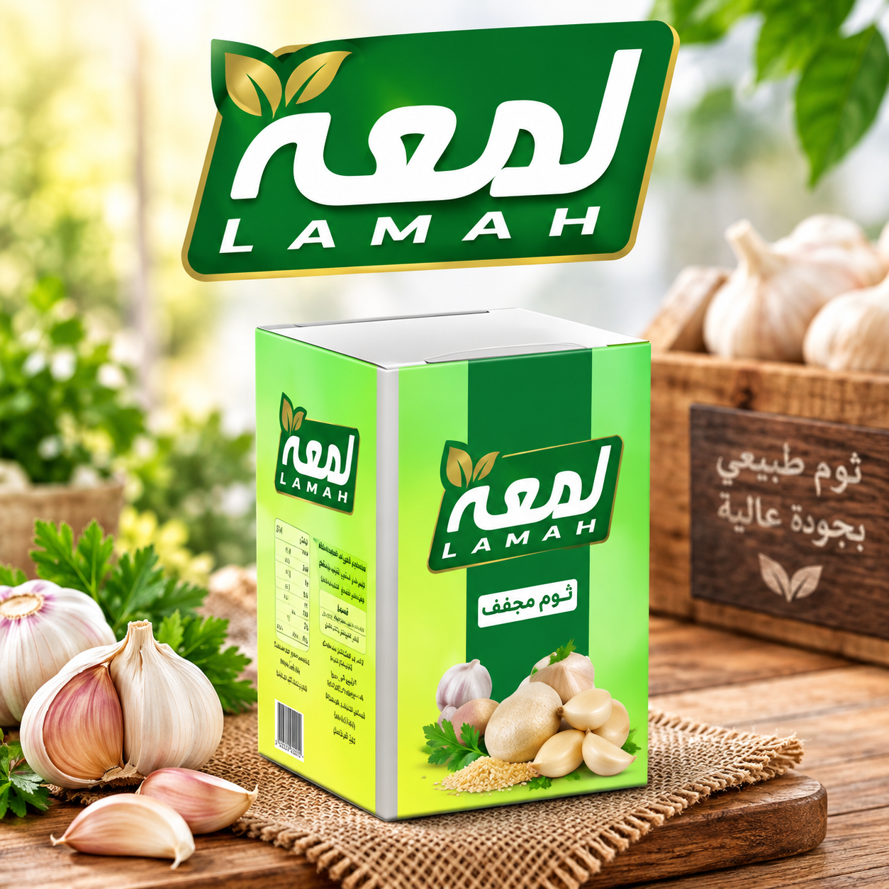 لمه ثوم مجفف